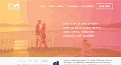 Desktop Screenshot of lovelikeyoumeanitcruise.com